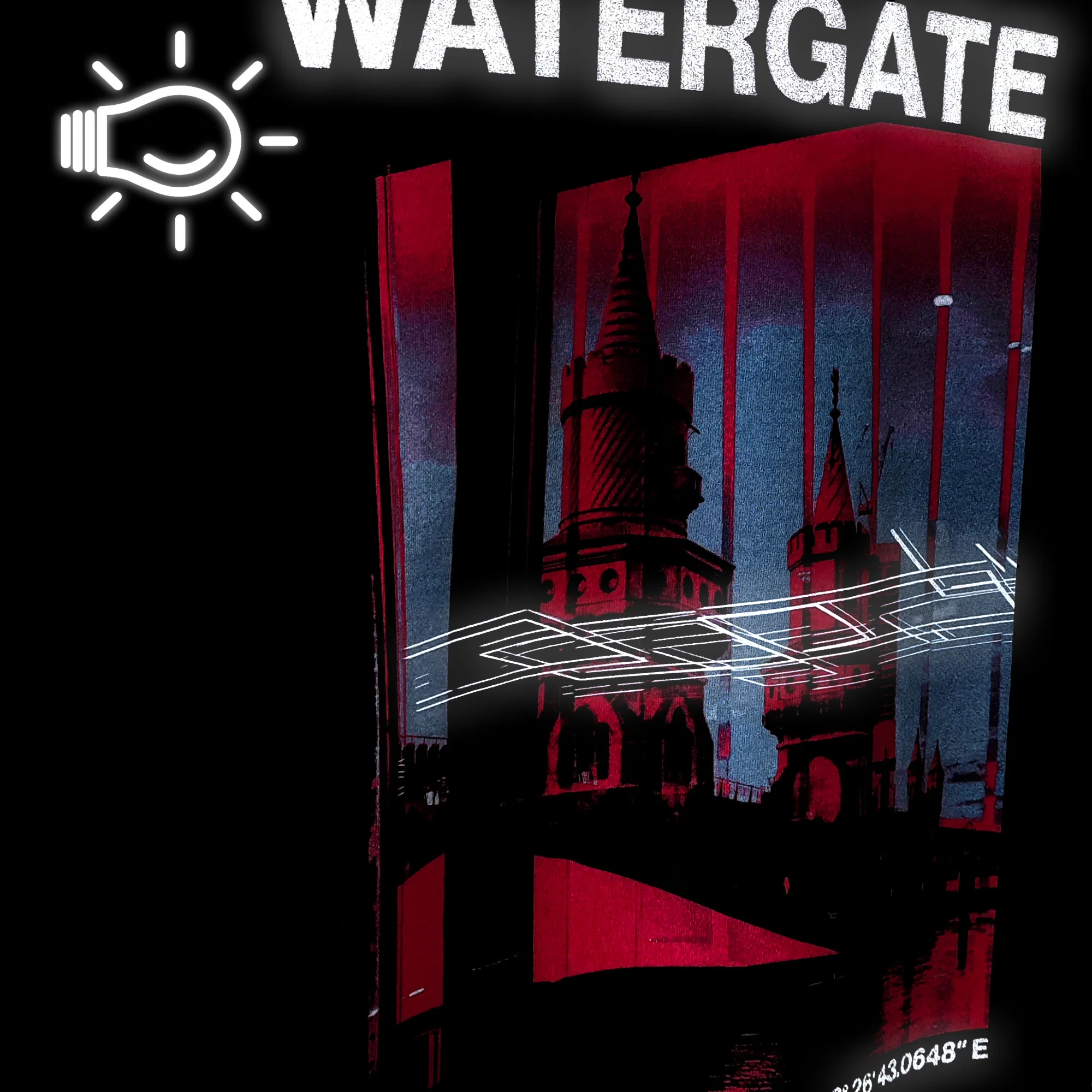 Farewell Watergate Waterfloor Reflective Limited Raver Edition T-Shirt - Image 3