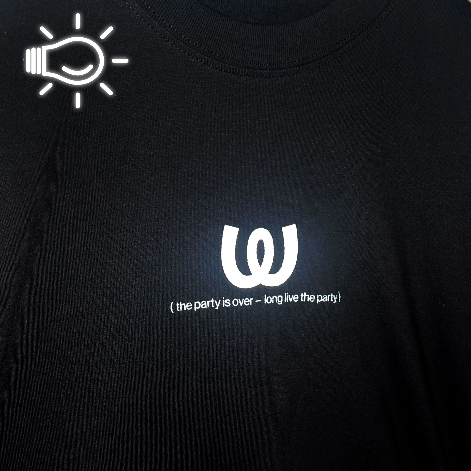 Farewell Watergate Waterfloor Reflective Limited Raver Edition T-Shirt - Image 5