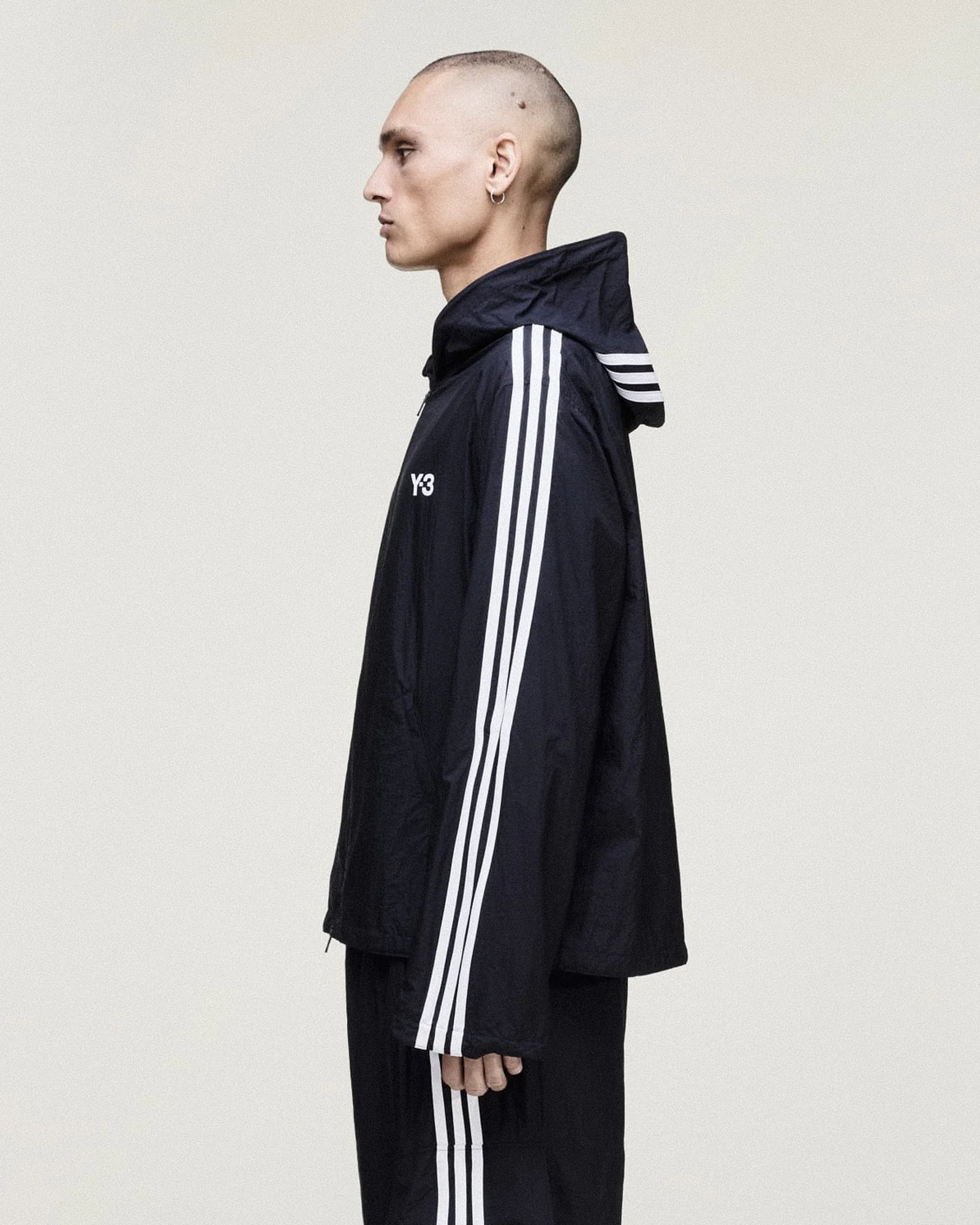 Nylon Wired 3 Stripes Track Top - Image 4