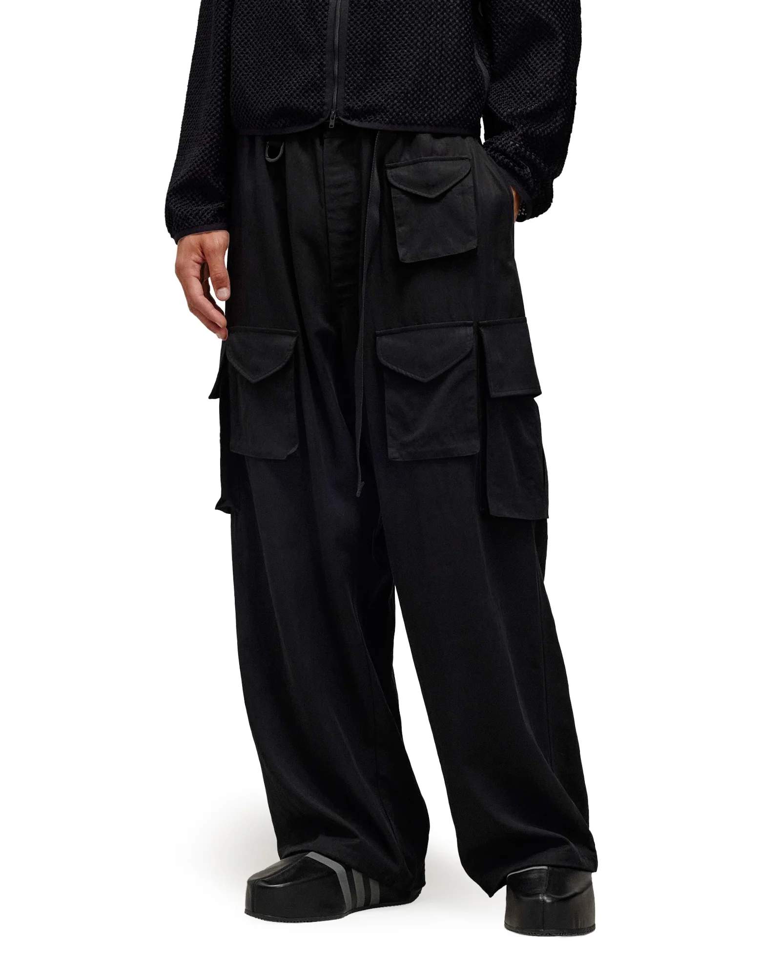 Refined Wool Cargo Pants - Image 3